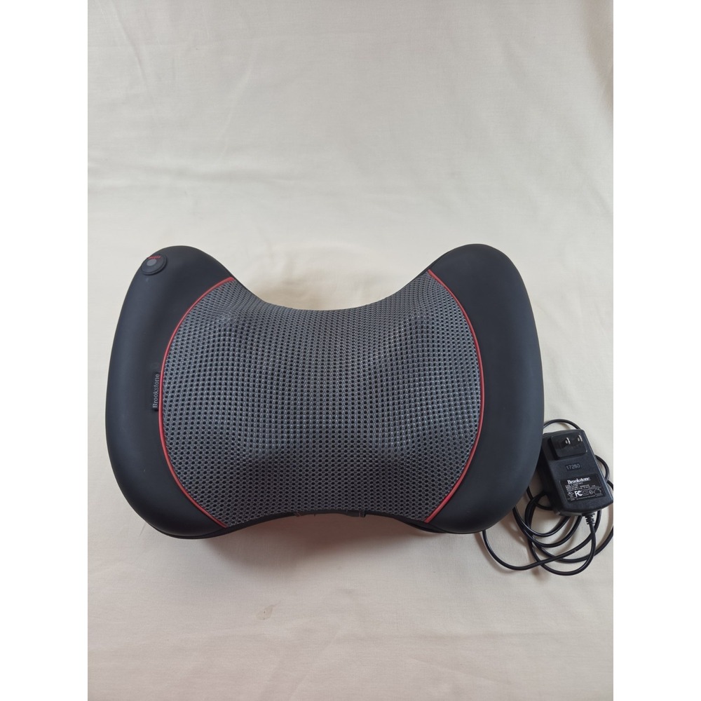 Brookstone Shiatsu Lumbar Massage Pillow w/ Heat Model NJFK-696D AC Adapter Work